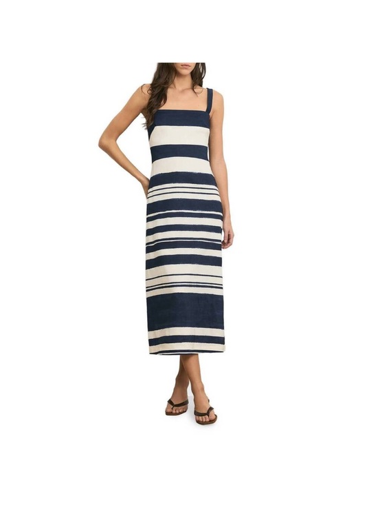 Veronica Beard Dresses & Skirts - Veronica Beard Navy & White Striped Midi Maxi Dress